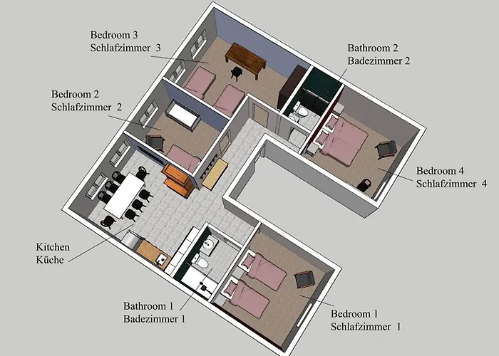 Big Premium With Rhine View, Totally New 杜伊斯堡